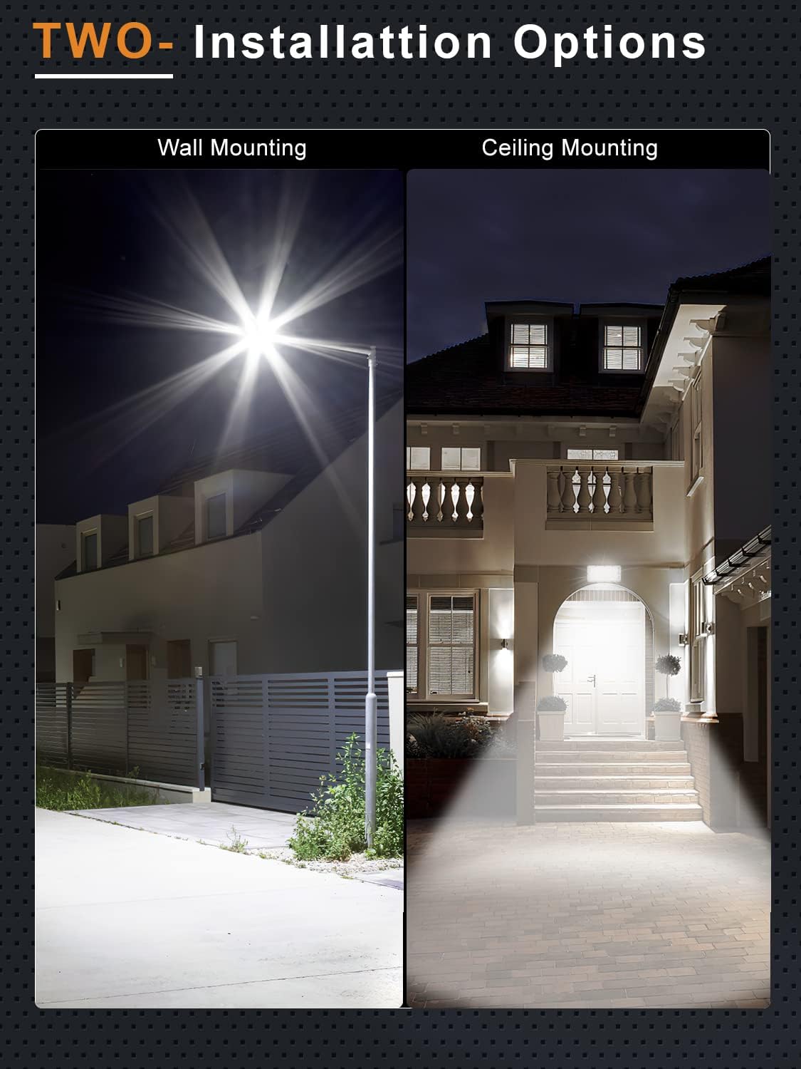 Ankishi 100W LED Flood Lights Outdoor, Super Bright 10000LM 6500K Daylight White Security Floodlights, IP67 Waterproof LED Work Light for Garden, Yard, Stadium, Warehouse, Square, Billboard